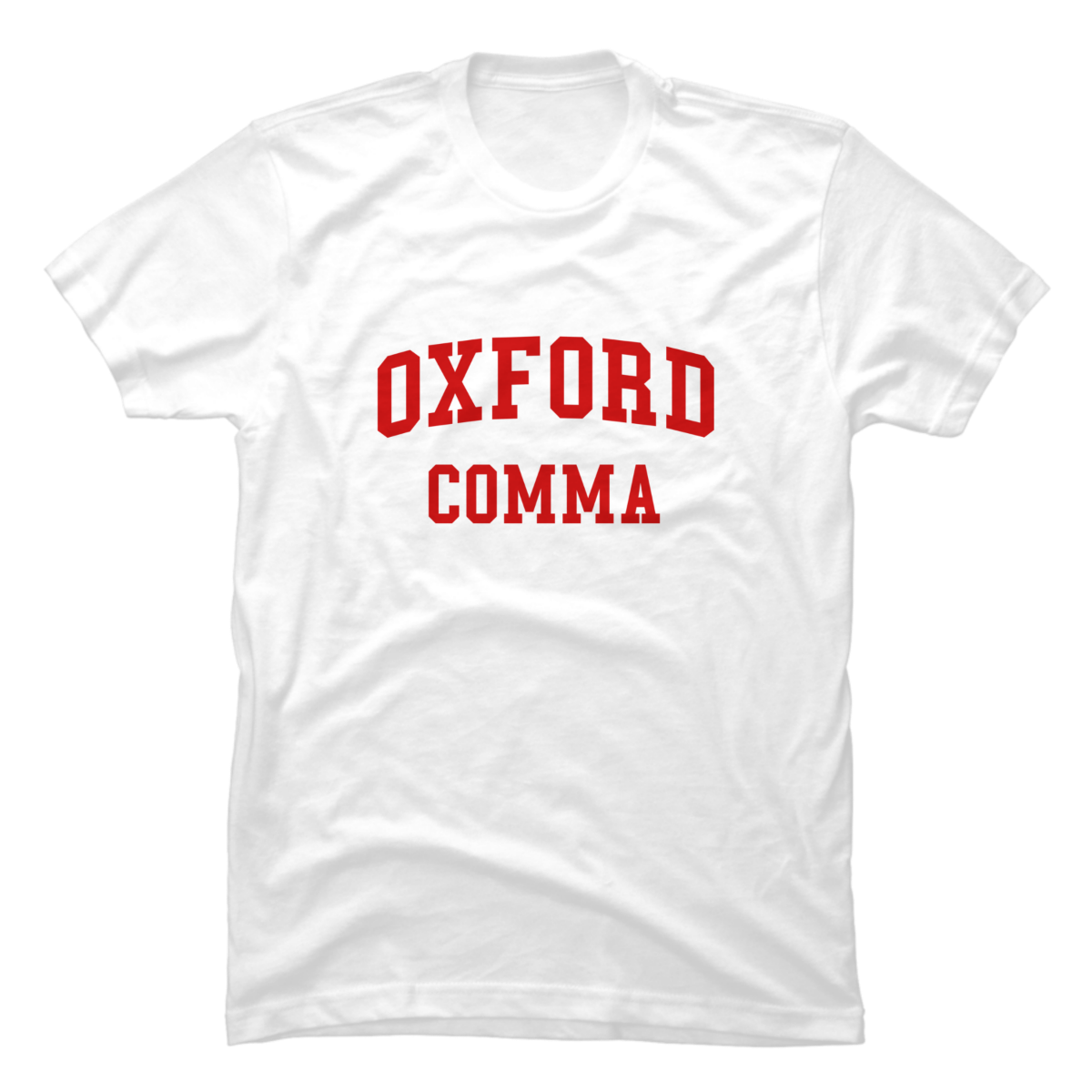 oxford comma t shirt